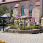 Vorbereitung zum Luftballonsteigen