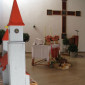 Gottesdienst wurde während der Renovierungsphase in der Aussegnungshalle gefeiert