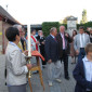 Landrat Herbert Eckstein (Mitte) und Bürgermeister Helmut Bautz (r.) war auch da