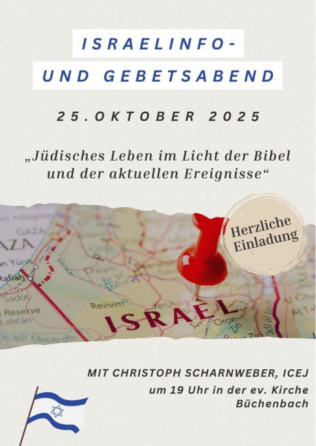 Israelinfo- und Gebetsabend 