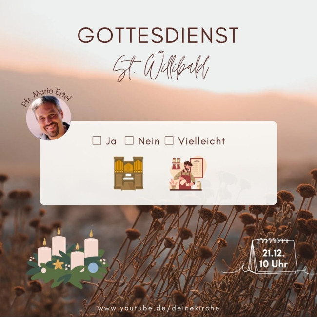 Gottesdienst am Sonntag