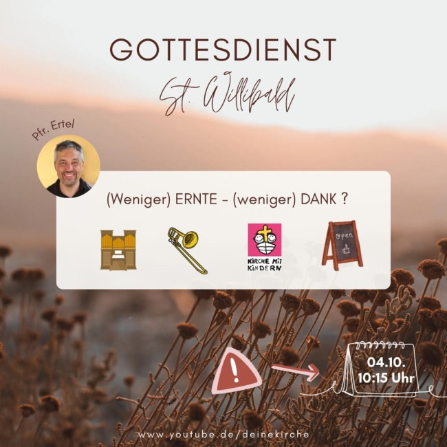 Gottesdienst am Sonntag